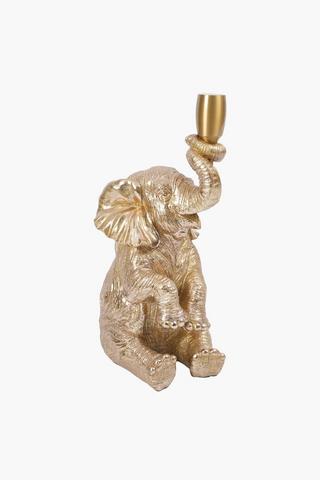 Poly Resin Elephant Lamp Set, E14