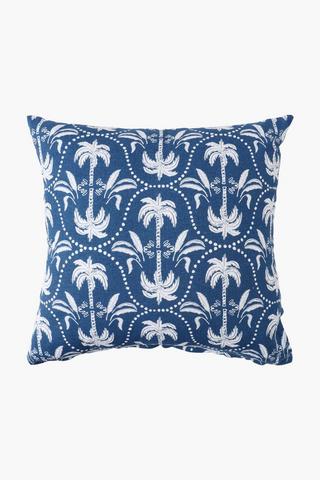 Printed Value Aster Palms Scatter Cushion, 45x45cm