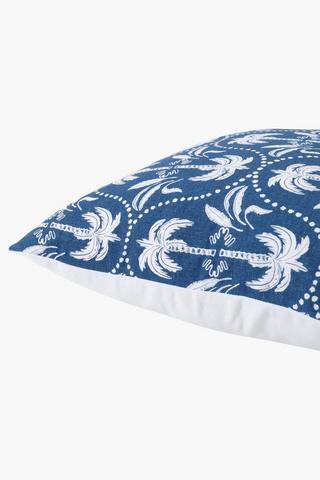 Printed Value Aster Palms Scatter Cushion, 45x45cm