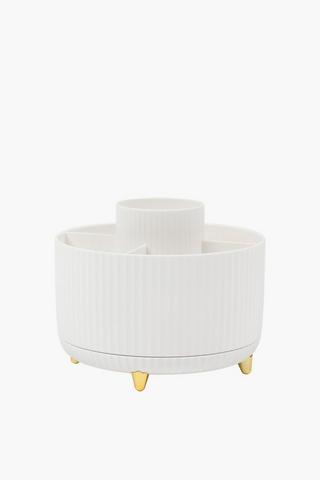 Fluted Spin Organiser