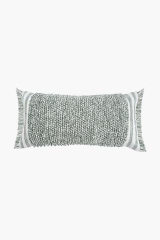 Extra Premium Textured Bobbles Feather Filled Scatter Cushion, 40x90cm