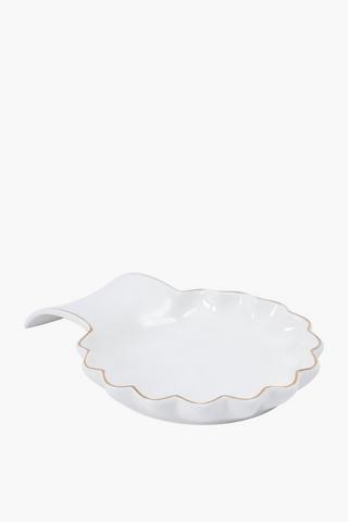 Metallic Rim Spoon Rest