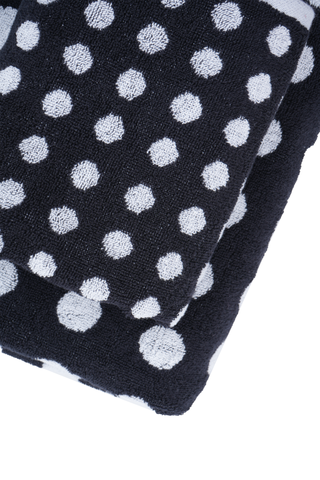 Cotton Jacquard Polka Dot Bath Sheet