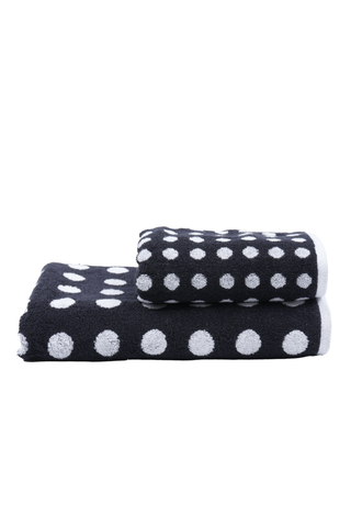 Cotton Jacquard Polka Dot Hand Towel