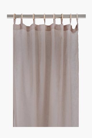 Wood Sheer Eyelet Curtain, 140x225cm
