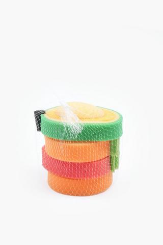 4 Piece Fruit Sponge Set