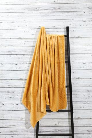Embossed Flannel Geometric Blanket, 125x150cm