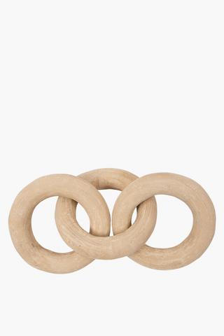 Resin Decor Knot, 48x24cm