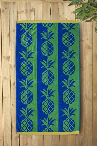 Jacquard Antin Pineapple Beact Towel, 85x160cm