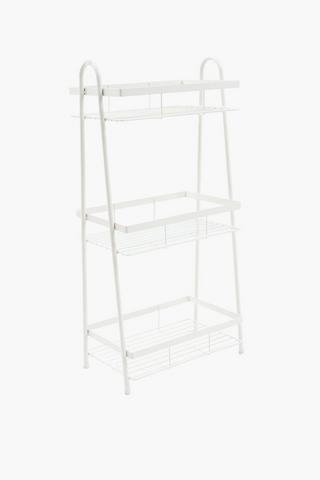 Powder Coated 3 Tier Bathroom Storage Tower