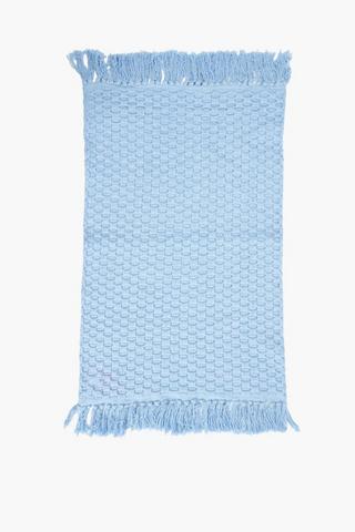 Cotton Waffle Wave Bath Mat, 50x80cm