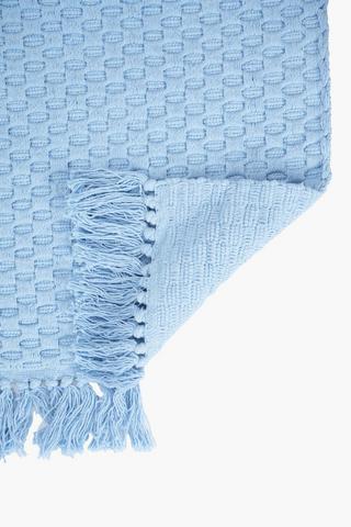 Cotton Waffle Wave Bath Mat, 50x80cm