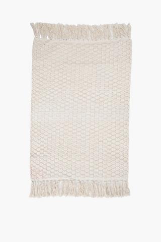 Tufted Ombre Stripe Bath Mat, 50x80cm