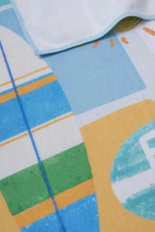 Microfibre Surfers Club Beach Towel, 70x130cm