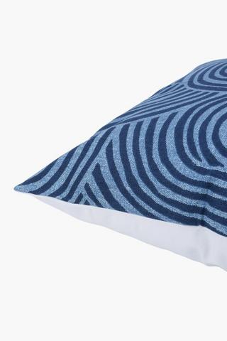 Printed Cedar Lines Scatter Cushion, 45x45cm