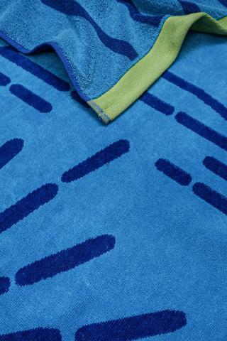 Cotton Jacquard Goodvibes Beach Towel, 85x160cm