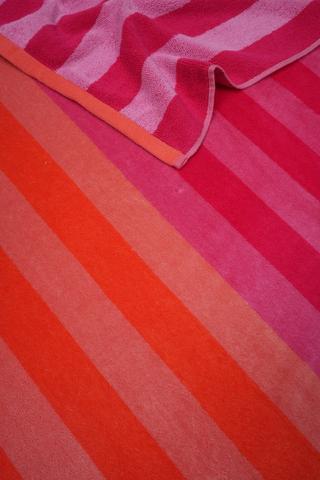 Cotton Stripe Jacquard Beach Towel, 85x160cm