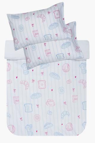 Soft Touch Breakfast Club Duvet Cover Set