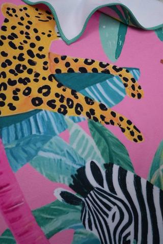 Soft Touch Printed Sandburg Beach Towel, 70x130cm
