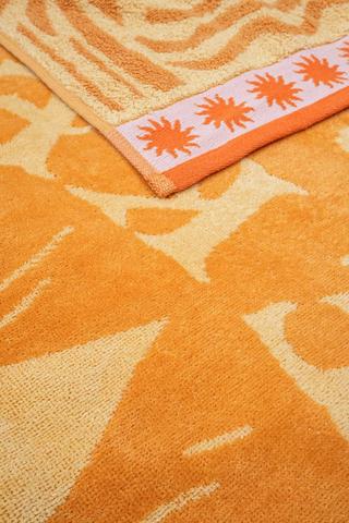 Cotton Jacquard Jordan Sun Beach Towel, 85x160cm