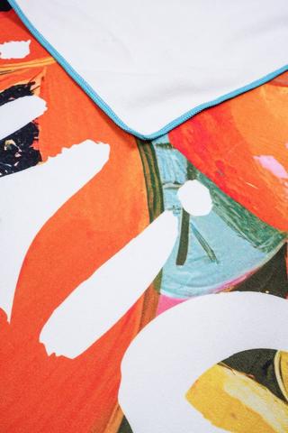 Soft Touch Printed Summer Fruits Beach Towel, 70x130cm