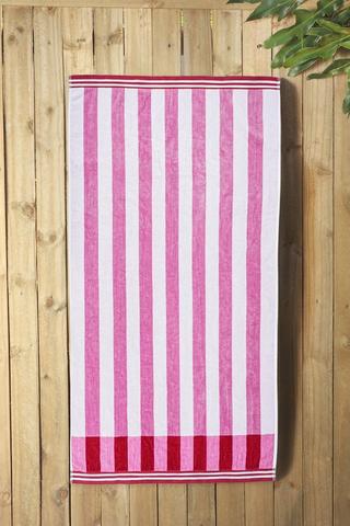 Cotton Jacquard Cabana Beach Towel, 70x130cm