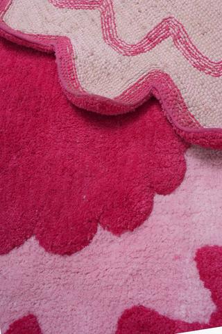 Tufted Wavy Rug, 120cm