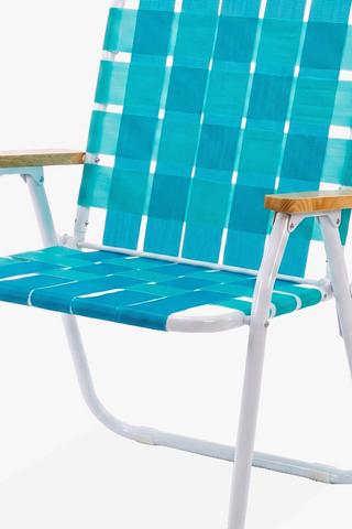 Woven Beach Folding Chair