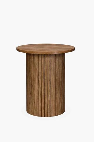 Ribbed Flute Side Table