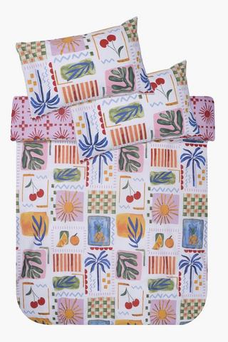 Polycotton Pablo Reversible Duvet Cover Set