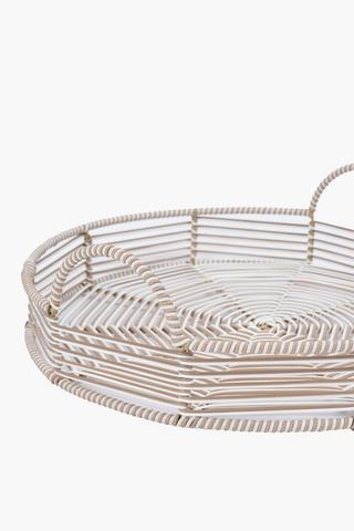 Natural Weave Round Tray