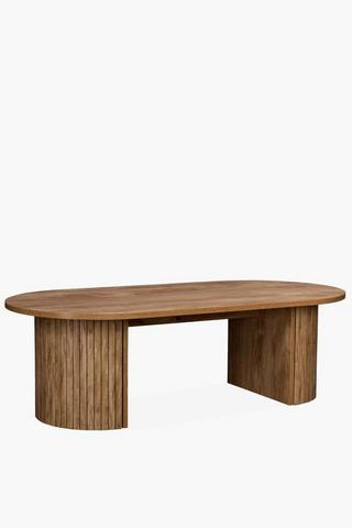 Ribbed Flute Coffee Table