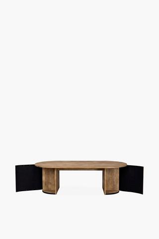 Ribbed Flute Coffee Table