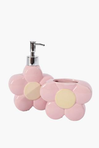 Ceramic Flower Shaped Soap Dispenser