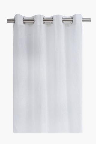 Eyelet Leaf Sheer Curtain, 140x225cm