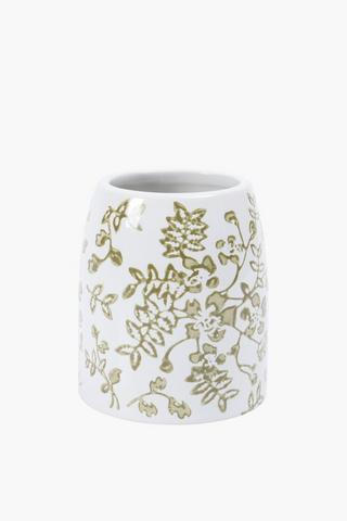 Ceramic Floral Bath Tumbler