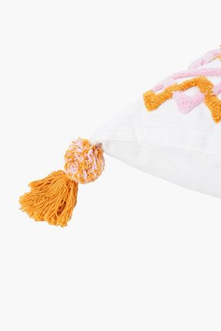 Textured Lilith Tile Scatter Cushion, 40x60cm