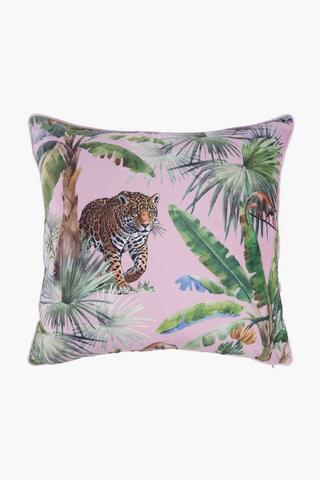 Printed Amelia Tiger Scatter Cushion, 60x60cm