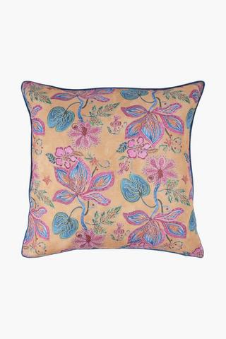 Extra Premium Printed Ethel Floral Scatter Cover Only, 60x60cm