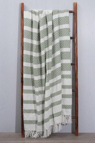 Geometric Tassel Throw, 140x180cm
