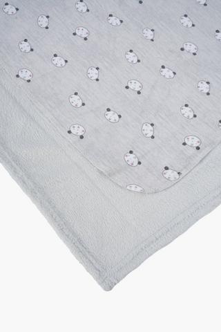 2 Pack Bear Reciever And Blanket Set