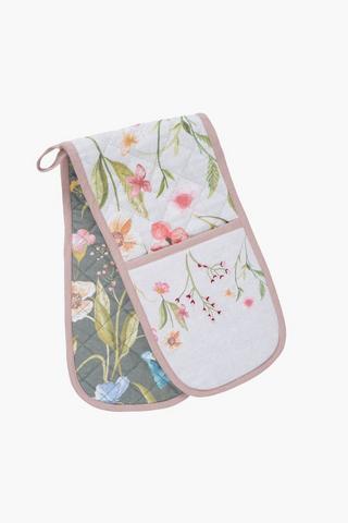 Ingrid Floral Double Oven Glove