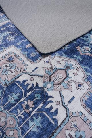 Digital Flannel Bandar Baroque Rug, 61x183cm