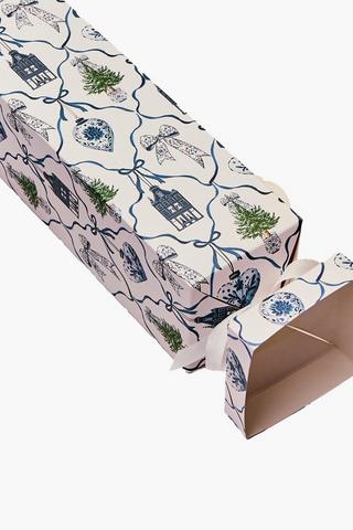 Christmas Delft Cracker