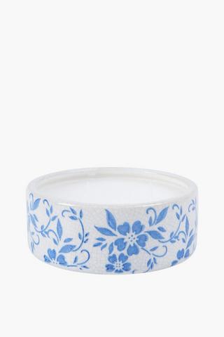 Delft Waxfill Candle, 16cm