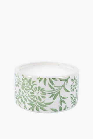 Delft Waxfill Candle, 12cm