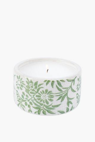 Delft Waxfill Candle, 12cm