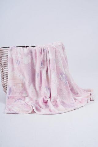 Bubbles Glitter Stars Blanket, 150x180cm