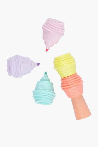 Icecream Cone Highlighter Set