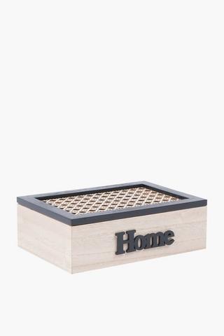 Rattan Home Storage Box, 15x24cm